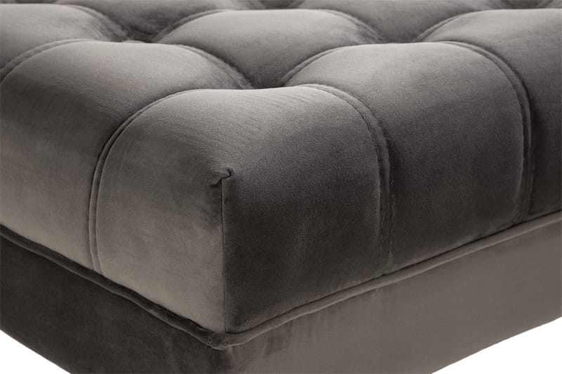 Chesterfield Deluxe Fotskammel - Grå - Møbler - Stoler & lenestoler - Krakk - Fotskammel - Chesterfield fotskammel