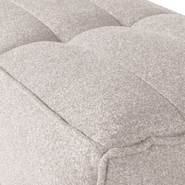Fotskammel Cluster 104 cm - Sandbeige - Møbler - Stoler & lenestoler - Krakk - Fotskammel