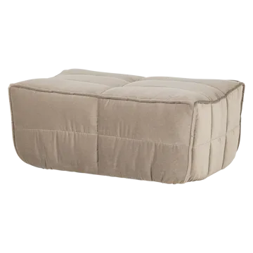 Fotskammel Cluster 104 cm - Taupe - Møbler - Stoler & lenestoler - Krakk - Fotskammel