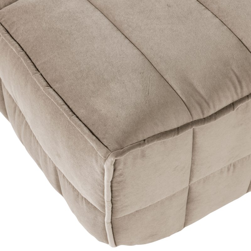 Fotskammel Cluster 104 cm - Taupe - Møbler - Stoler & lenestoler - Krakk - Fotskammel