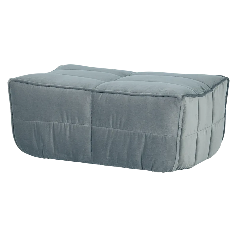 Fotskammel Cluster 104 cm, Turkisblå