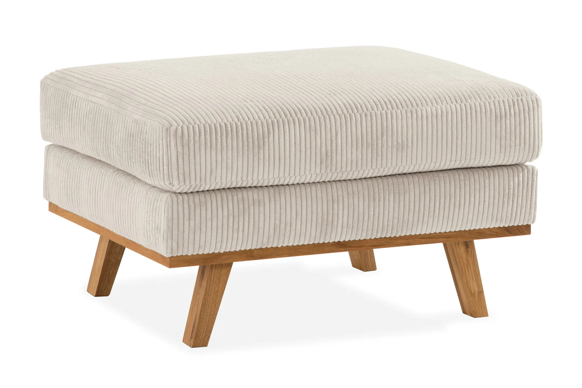 Copenhagen Fotskammel Cordfløyel - Beige