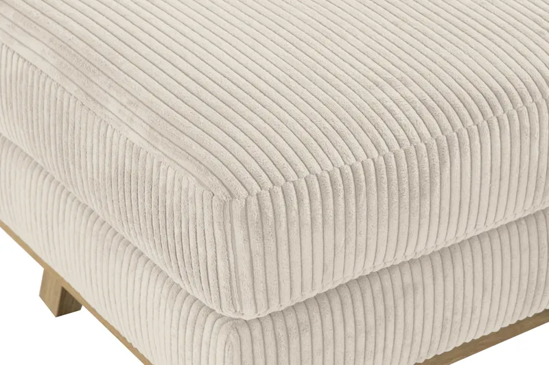 Copenhagen Fotskammel Cordfløyel - Beige - Møbler - Stoler & lenestoler - Krakk - Fotskammel