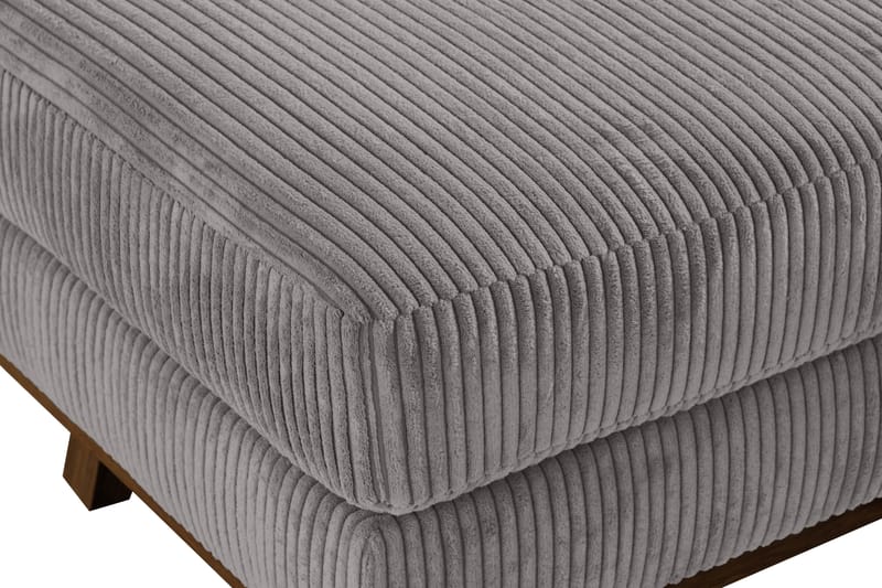Copenhagen Fotskammel Cordfløyel - Grå - Møbler - Stoler & lenestoler - Krakk - Fotskammel
