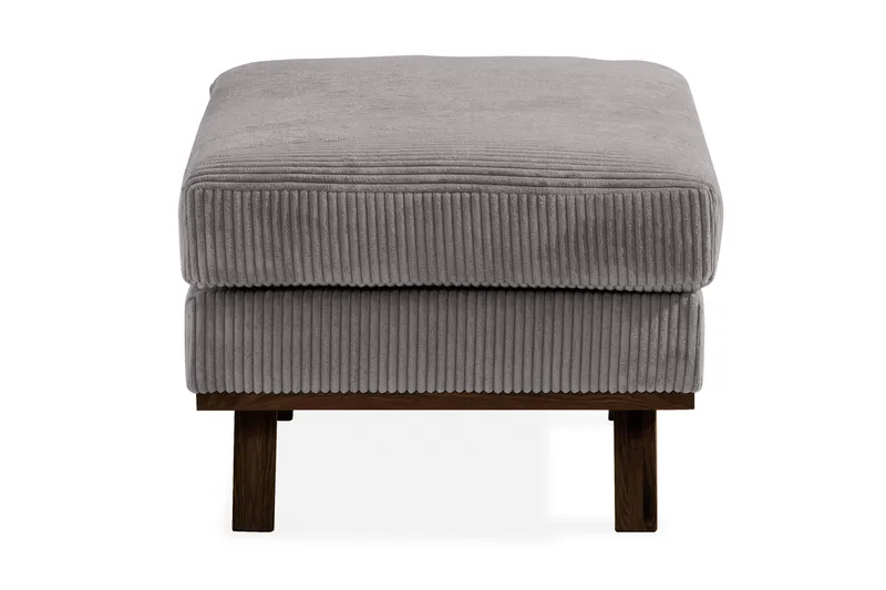 Copenhagen Fotskammel Cordfløyel - Grå - Møbler - Stoler & lenestoler - Krakk - Fotskammel