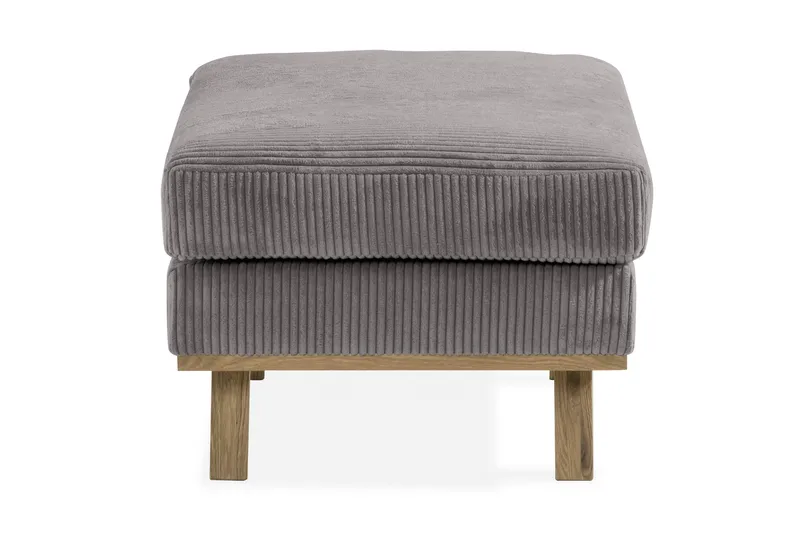 Copenhagen Fotskammel Cordfløyel - Grå - Møbler - Stoler & lenestoler - Krakk - Fotskammel
