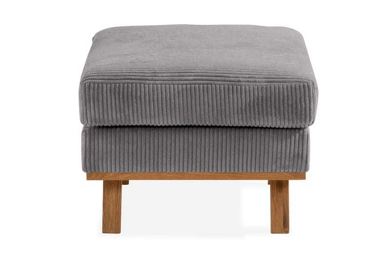 Copenhagen Fotskammel Cordfløyel - Grå - Møbler - Stoler & lenestoler - Krakk - Fotskammel