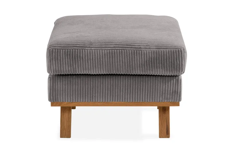 Copenhagen Fotskammel Cordfløyel - Grå - Møbler - Stoler & lenestoler - Krakk - Fotskammel