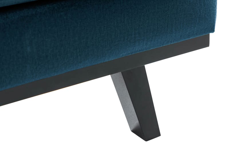 Copenhagen Fotskammel Fløyel - Blå - Møbler - Stoler & lenestoler - Krakk - Fotskammel