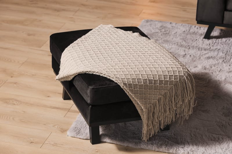 Copenhagen Fotskammel Fløyel - Grå - Møbler - Stoler & lenestoler - Krakk - Fotskammel