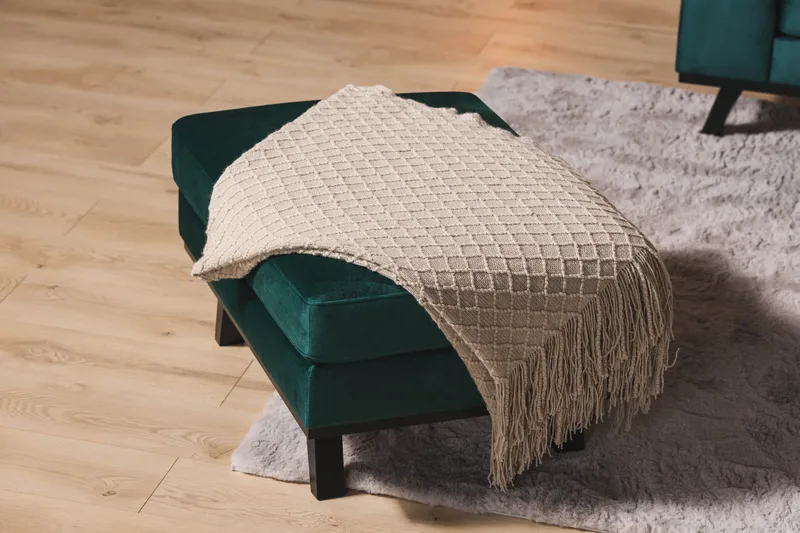 Copenhagen Fotskammel Fløyel - Grønn - Møbler - Stoler & lenestoler - Krakk - Fotskammel