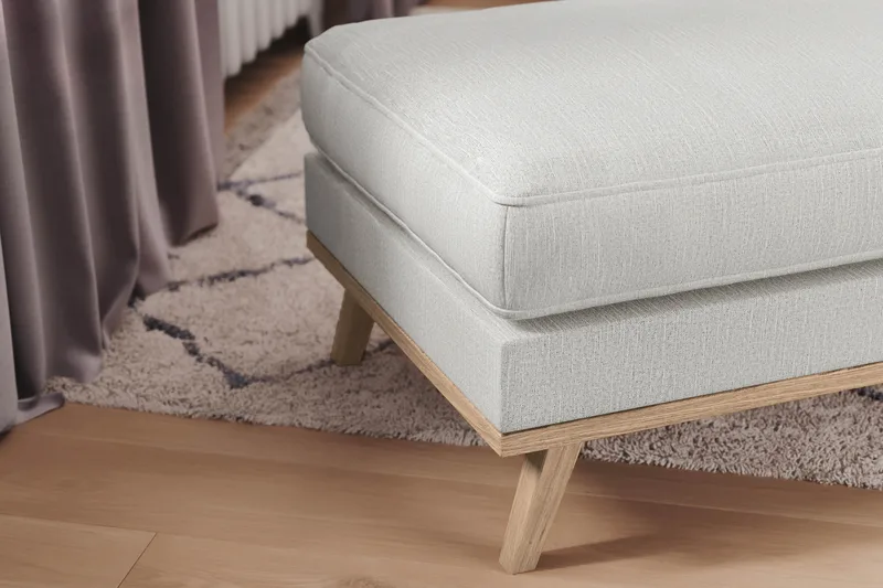 Copenhagen Fotskammel Lin - Grå - Møbler - Stoler & lenestoler - Krakk - Fotskammel