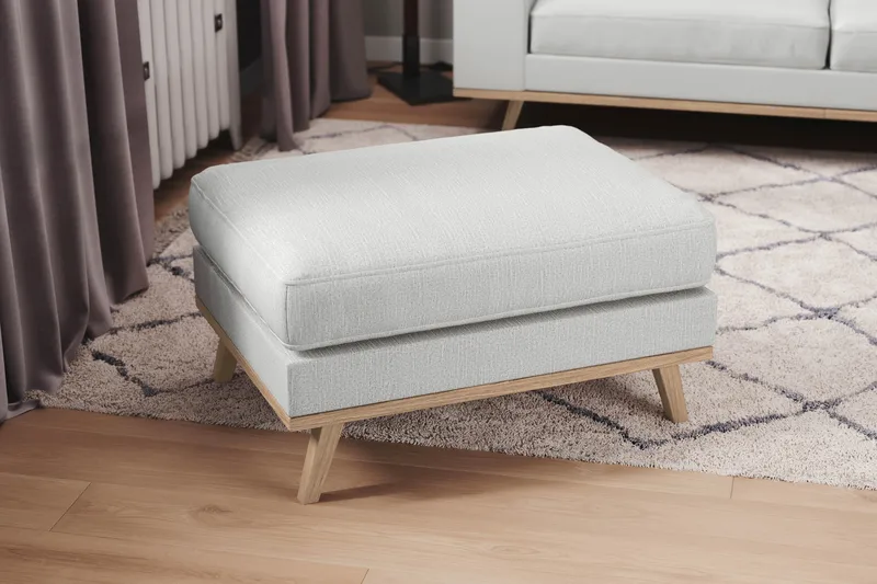 Copenhagen Fotskammel Lin - Grå - Møbler - Stoler & lenestoler - Krakk - Fotskammel