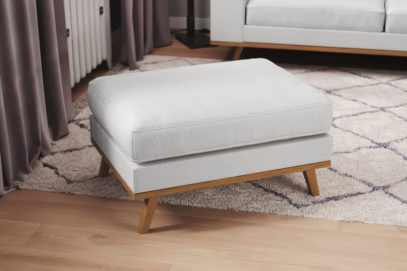 Copenhagen Fotskammel Lin - Grå - Møbler - Stoler & lenestoler - Krakk - Fotskammel