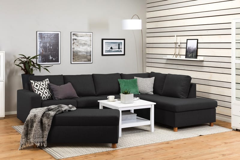 Crazy Fotskammel med Oppbevaring 120x50 - Antrasitt - Møbler - Stoler & lenestoler - Krakk - Fotskammel