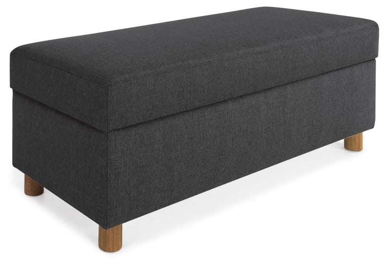 Crazy Fotskammel med Oppbevaring 120x50 - Antrasitt - Møbler - Stoler & lenestoler - Krakk - Fotskammel