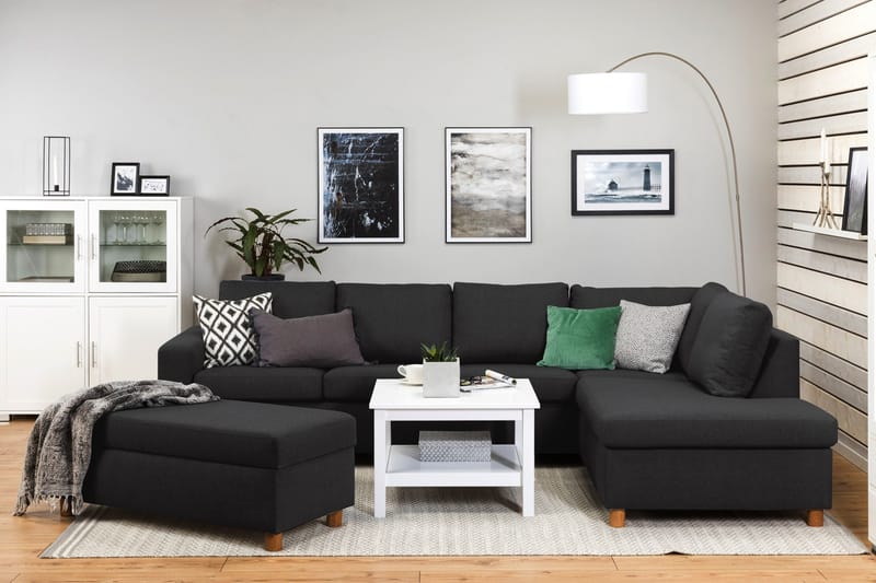 Crazy Fotskammel med Oppbevaring 120x50 - Antrasitt - Møbler - Stoler & lenestoler - Krakk - Fotskammel