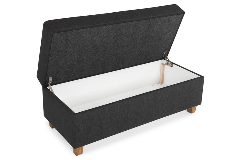 Crazy Fotskammel med Oppbevaring 120x50 - Antrasitt - Møbler - Stoler & lenestoler - Krakk - Fotskammel