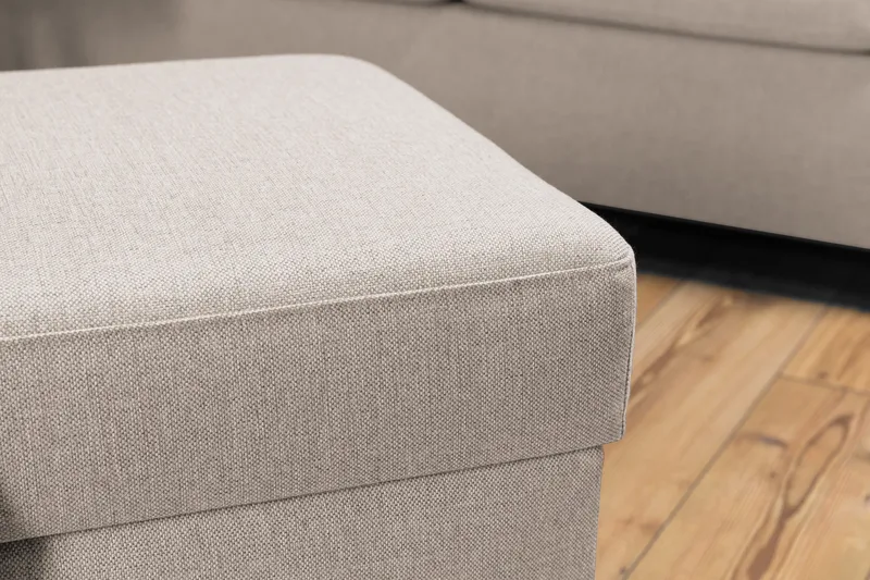 Crazy Fotskammel med Oppbevaring 120x50 - Beige - Møbler - Stoler & lenestoler - Krakk - Fotskammel