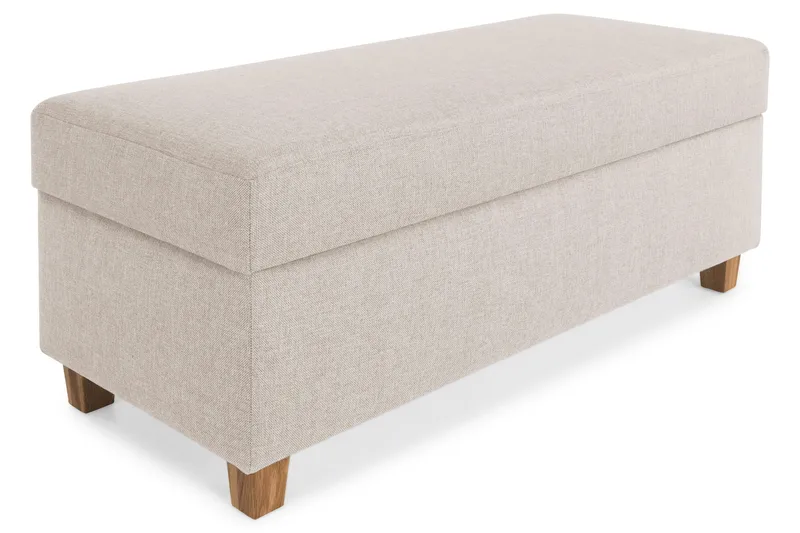 Crazy Fotskammel med Oppbevaring 120x50 - Beige - Møbler - Stoler & lenestoler - Krakk - Fotskammel