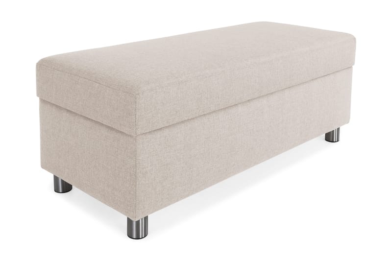 Crazy Fotskammel med Oppbevaring 120x50 - Beige - Møbler - Stoler & lenestoler - Krakk - Fotskammel