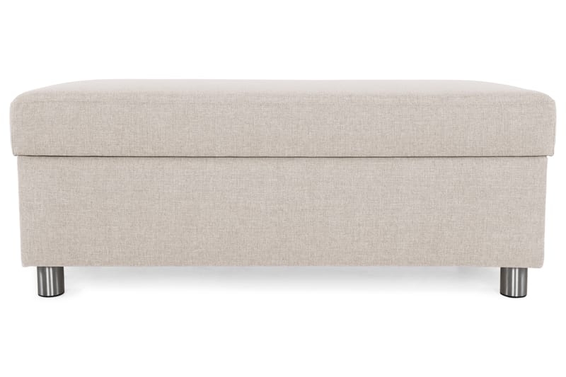 Crazy Fotskammel med Oppbevaring 120x50 - Beige - Møbler - Stoler & lenestoler - Krakk - Fotskammel