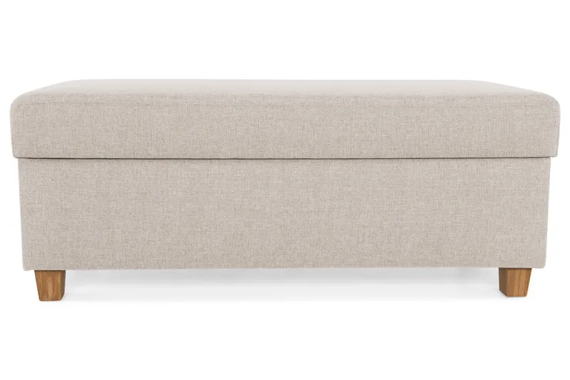 Crazy Fotskammel med Oppbevaring 120x50 - Beige - Møbler - Stoler & lenestoler - Krakk - Fotskammel