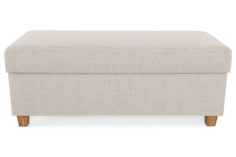 Crazy Fotskammel med Oppbevaring 120x50 - Beige - Møbler - Stoler & lenestoler - Krakk - Fotskammel