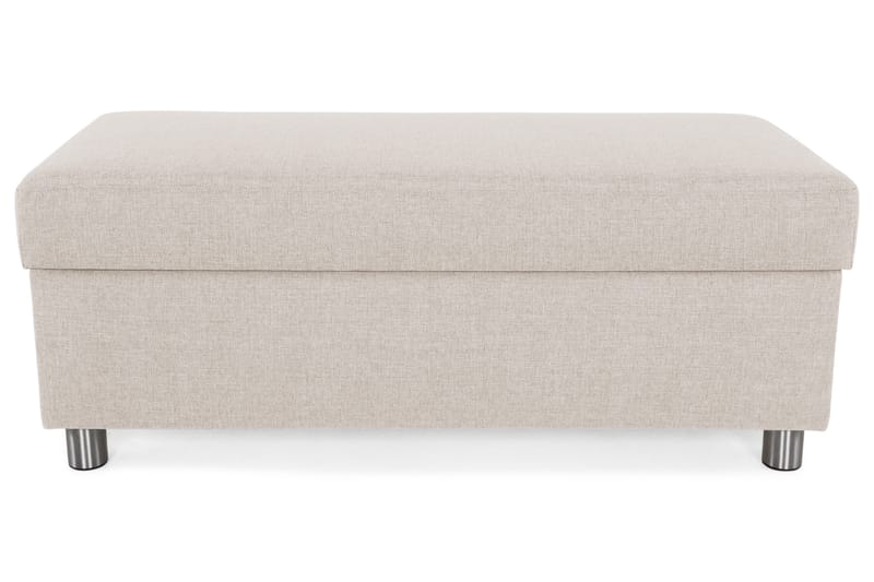 Crazy Fotskammel med Oppbevaring 120x50 - Beige - Møbler - Stoler & lenestoler - Krakk - Fotskammel