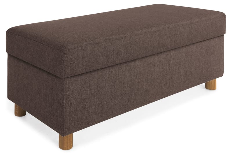 Crazy Fotskammel med Oppbevaring 120x50 - Brun - Møbler - Stoler & lenestoler - Krakk - Fotskammel
