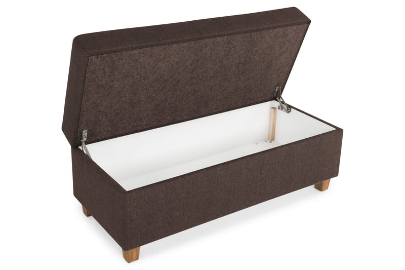 Crazy Fotskammel med Oppbevaring 120x50 - Brun - Møbler - Stoler & lenestoler - Krakk - Fotskammel