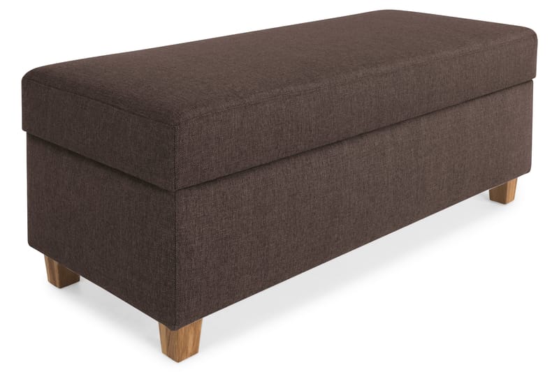 Crazy Fotskammel med Oppbevaring 120x50 - Brun - Møbler - Stoler & lenestoler - Krakk - Fotskammel