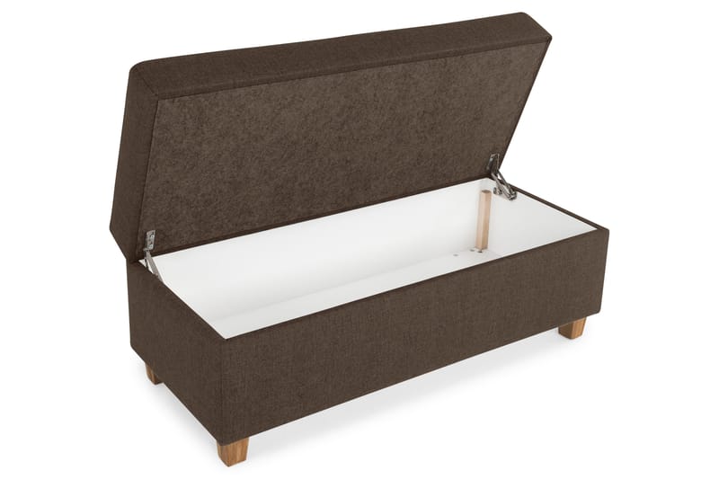 Crazy Fotskammel med Oppbevaring 120x50 - Brun - Møbler - Stoler & lenestoler - Krakk - Fotskammel