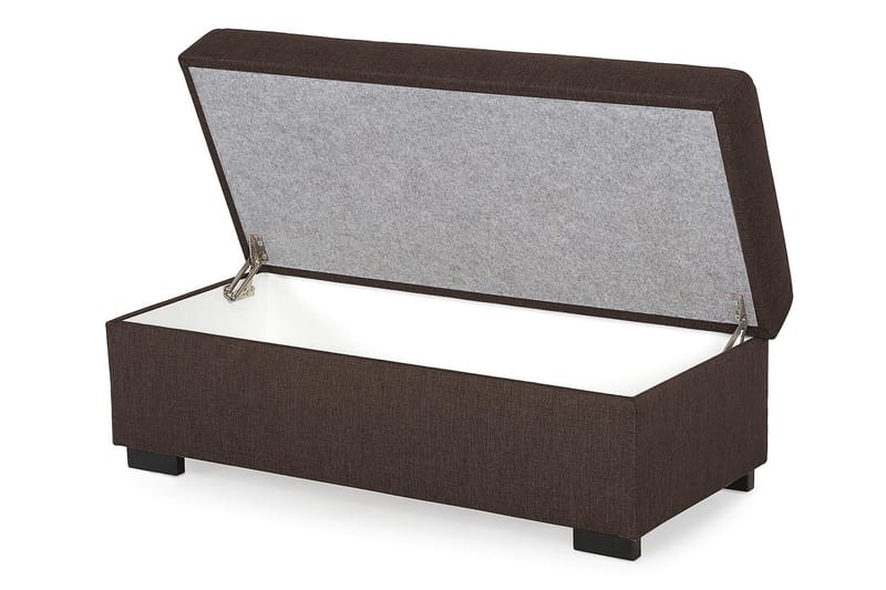 Crazy Fotskammel med Oppbevaring 120x50 - Brun - Møbler - Stoler & lenestoler - Krakk - Fotskammel