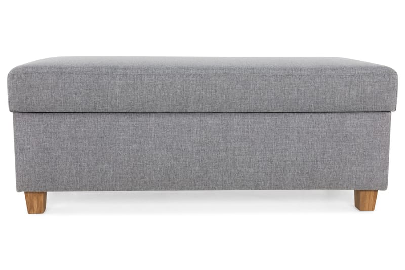 Crazy Fotskammel med Oppbevaring 120x50 - Lysegrå - Møbler - Stoler & lenestoler - Krakk - Fotskammel