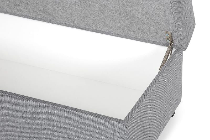 Crazy Fotskammel med Oppbevaring 120x50 - Lysegrå - Møbler - Stoler & lenestoler - Krakk - Fotskammel