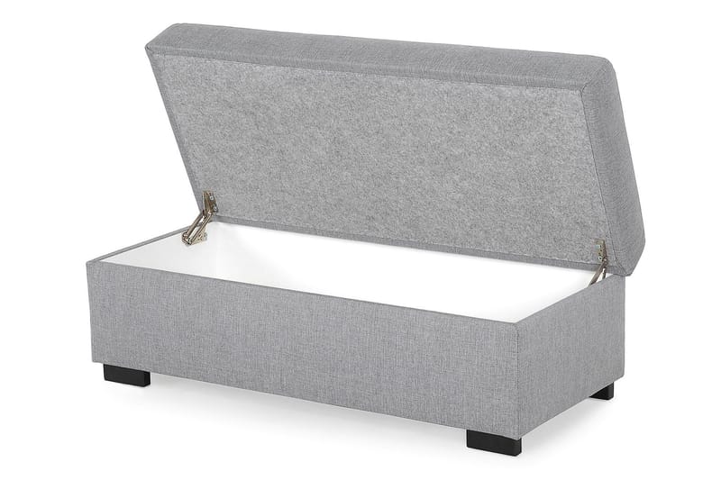 Crazy Fotskammel med Oppbevaring 120x50 - Lysegrå - Møbler - Stoler & lenestoler - Krakk - Fotskammel