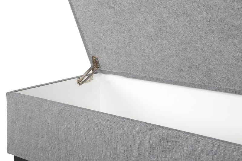 Crazy Fotskammel med Oppbevaring 120x50 - Lysegrå - Møbler - Stoler & lenestoler - Krakk - Fotskammel