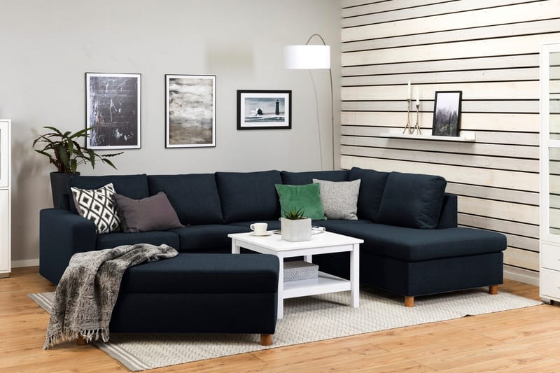 Crazy Fotskammel med Oppbevaring 120x50 - Mørkeblå - Møbler - Stoler & lenestoler - Krakk - Fotskammel