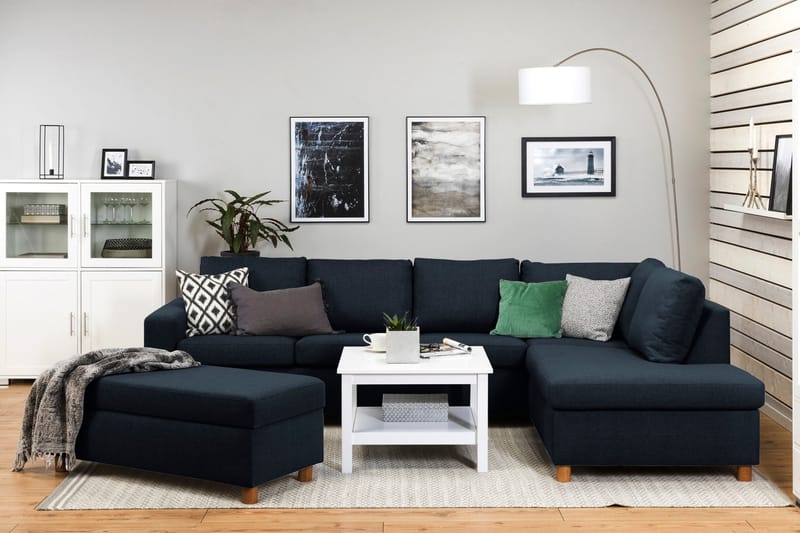 Crazy Fotskammel med Oppbevaring 120x50 - Mørkeblå - Møbler - Stoler & lenestoler - Krakk - Fotskammel