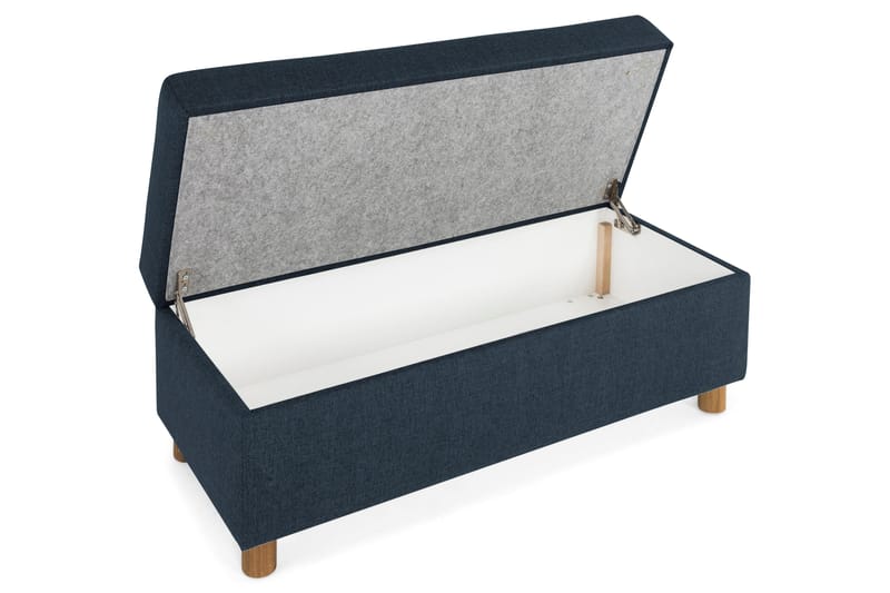 Crazy Fotskammel med Oppbevaring 120x50 - Mørkeblå - Møbler - Stoler & lenestoler - Krakk - Fotskammel