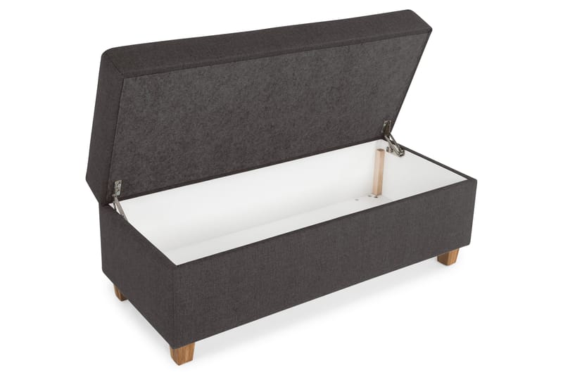 Crazy Fotskammel med Oppbevaring 120x50 - Mørkegrå - Møbler - Stoler & lenestoler - Krakk - Fotskammel