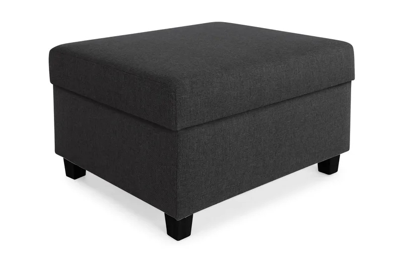 Crazy Fotskammel med Oppbevaring 80x65 - Antrasitt - Møbler - Stoler & lenestoler - Krakk - Fotskammel