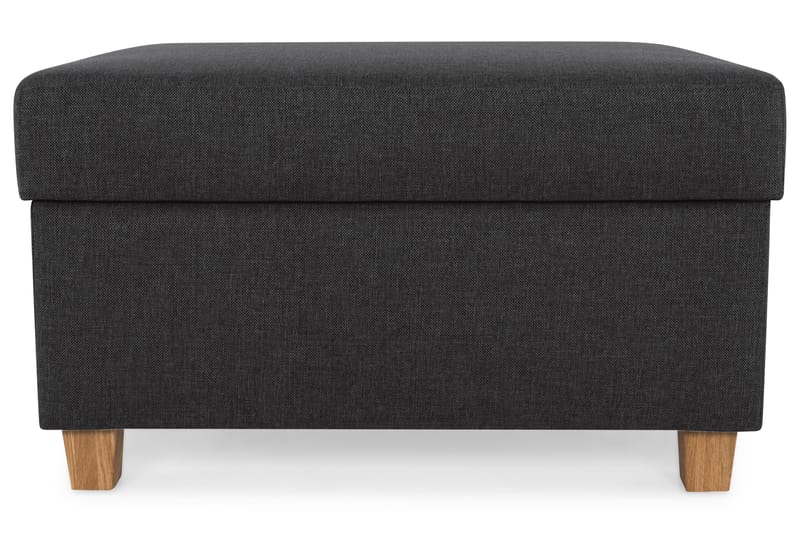 Crazy Fotskammel med Oppbevaring 80x65 - Antrasitt - Møbler - Stoler & lenestoler - Krakk - Fotskammel