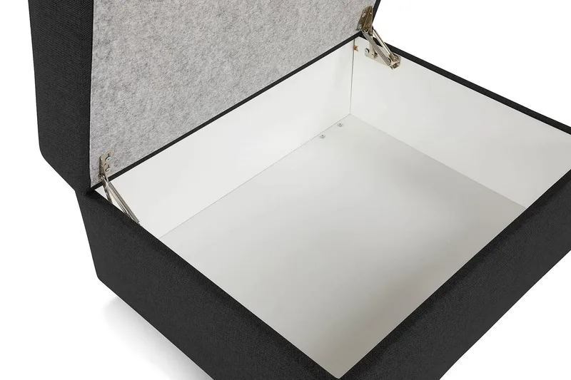 Crazy Fotskammel med Oppbevaring 80x65 - Antrasitt - Møbler - Stoler & lenestoler - Krakk - Fotskammel