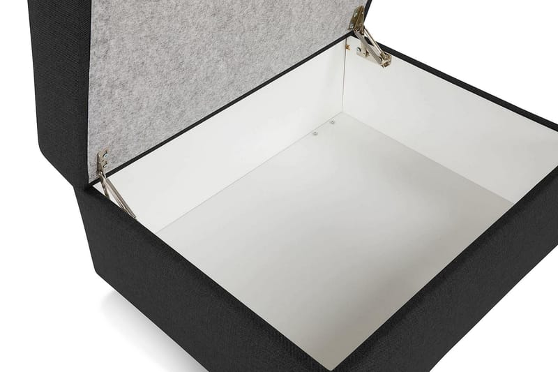 Crazy Fotskammel med Oppbevaring 80x65 - Antrasitt - Møbler - Stoler & lenestoler - Krakk - Fotskammel