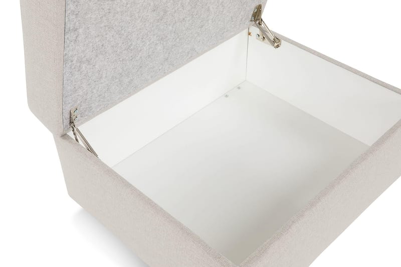Crazy Fotskammel med Oppbevaring 80x65 - Beige - Møbler - Stoler & lenestoler - Krakk - Fotskammel