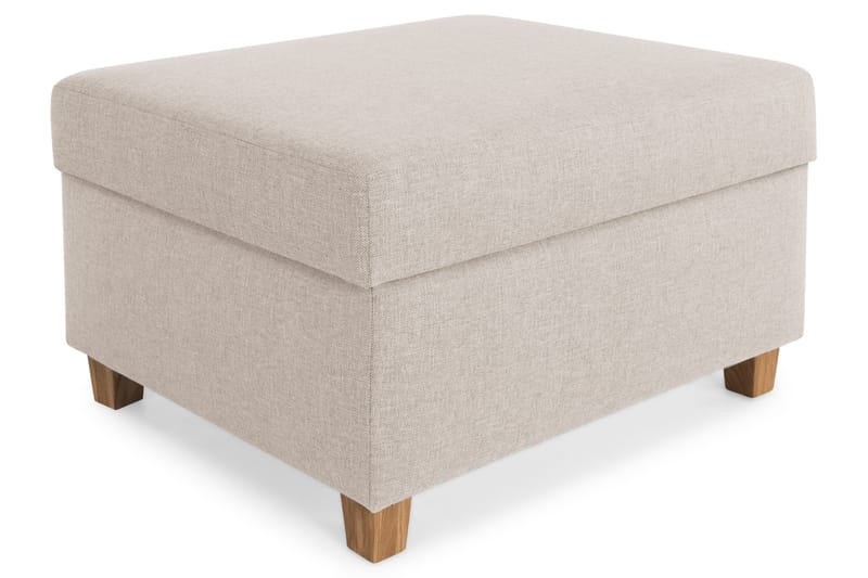 Crazy Fotskammel med Oppbevaring 80x65 - Beige - Møbler - Stoler & lenestoler - Krakk - Fotskammel