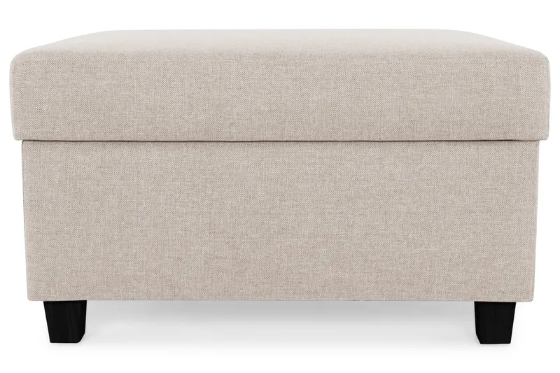 Crazy Fotskammel med Oppbevaring 80x65 - Beige - Møbler - Stoler & lenestoler - Krakk - Fotskammel