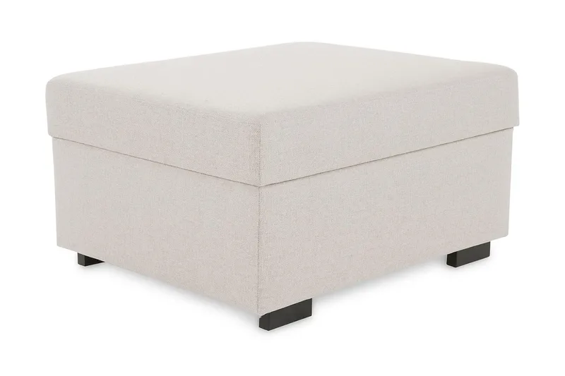 Crazy Fotskammel med Oppbevaring 80x65 - Beige - Møbler - Stoler & lenestoler - Krakk - Fotskammel